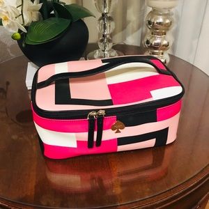 Kate Spade Cobblestone Travel Set Train Case